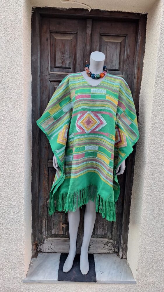 Handwoven Akwete short butterfly gown