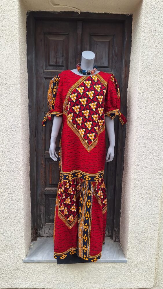 Stella red maxi with long back